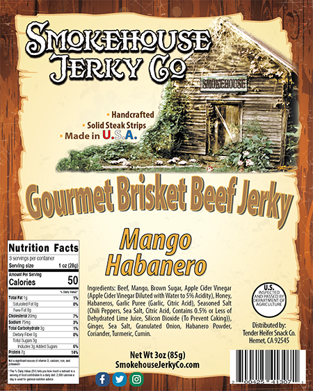 Mango Habanero Brisket Beef Jerky
