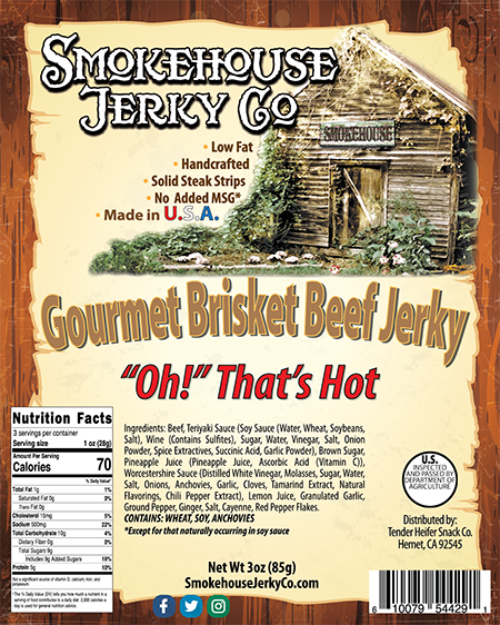 Oh! That's Hot Brisket Beef Jerky