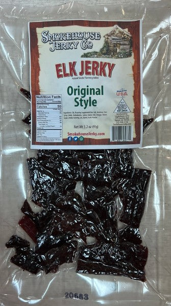 3.2oz Elk Jerky - Original Style
