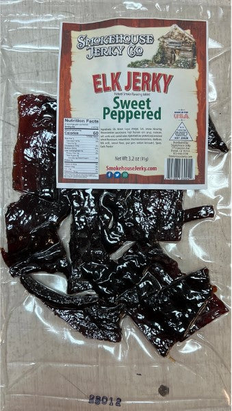 3.2oz Elk Jerky - Sweet Peppered