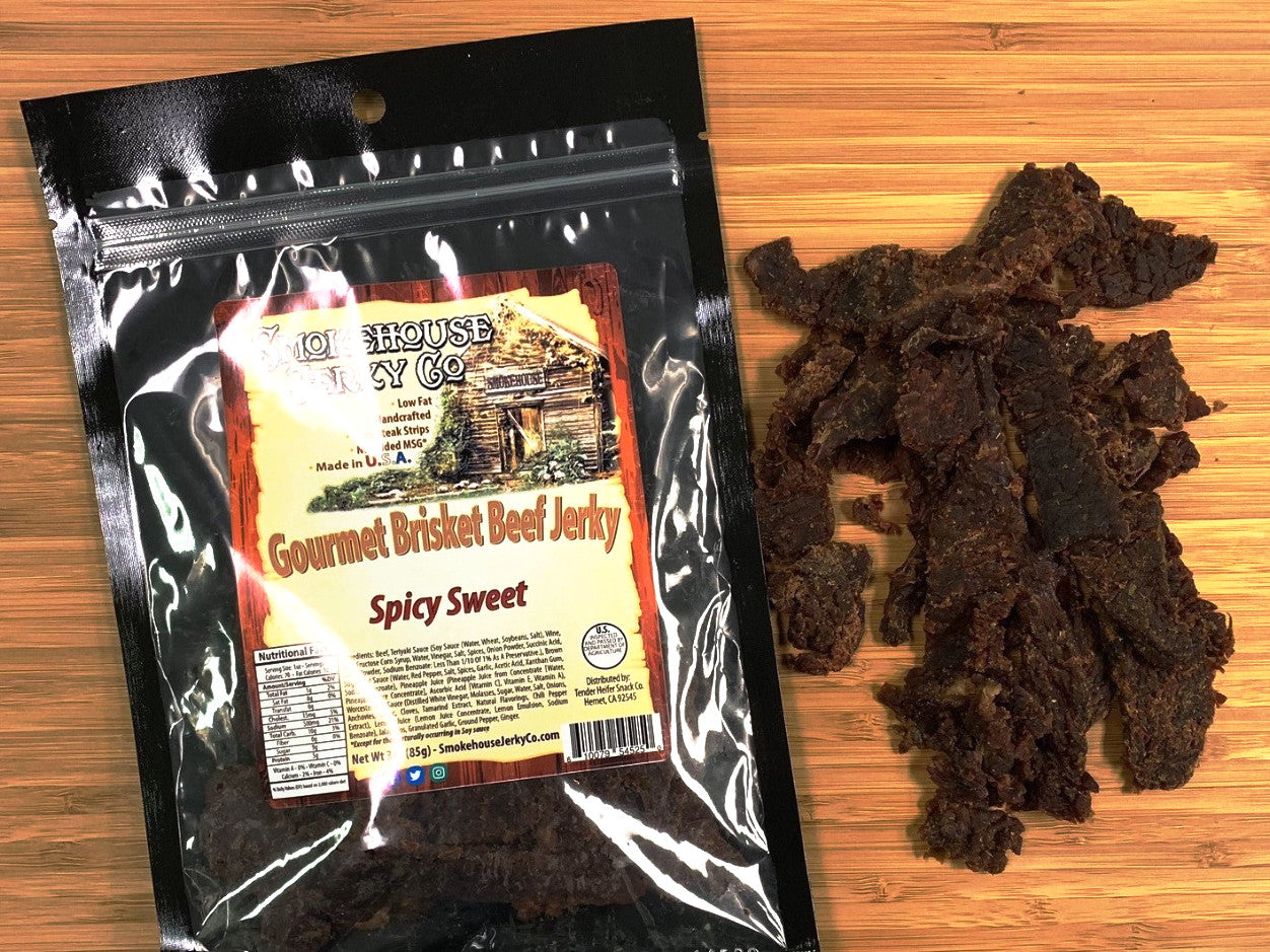Spicy Sweet Brisket Beef Jerky