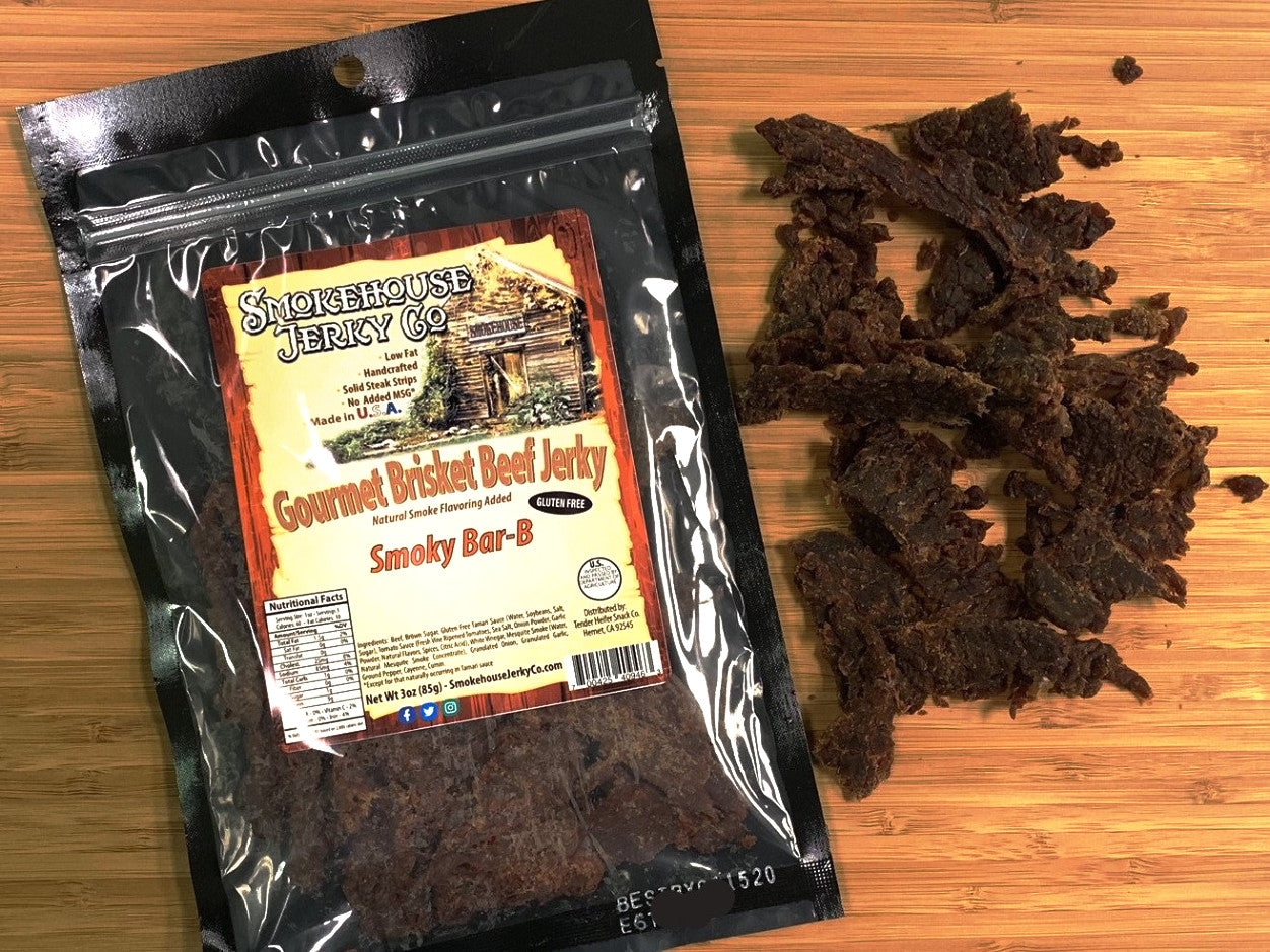 Smoky Barbecue Brisket Beef Jerky - GLUTEN FREE