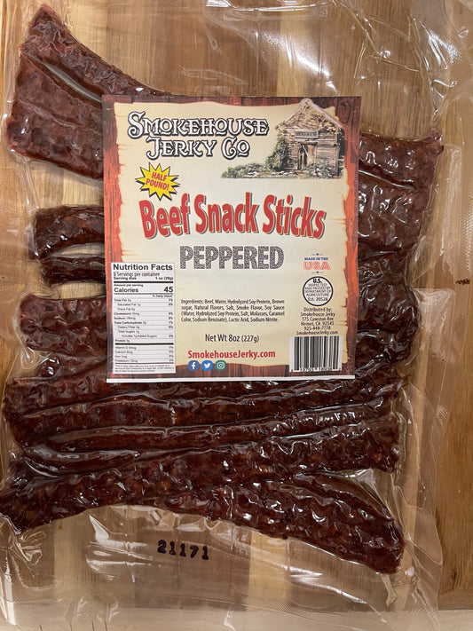 1/2 Pound of Peppered Beef Sticks
