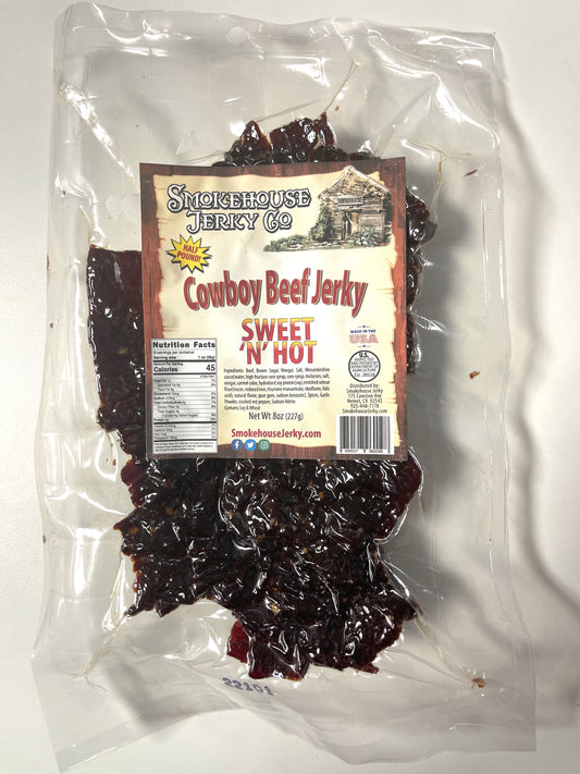 4oz Sweet 'N' Hot Cowboy Beef Jerky