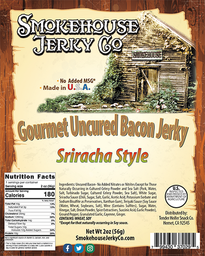 Sriracha Bacon Jerky