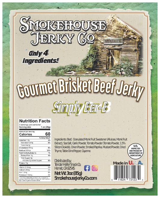 Smoky BarB 'Clean' Beef Jerky