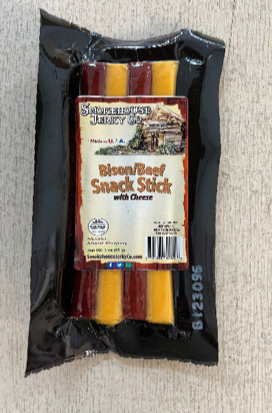 3.5oz Bison Beef Snack Stick w/ Cheese