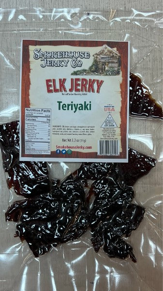 3.2oz Elk Jerky - Teriyaki