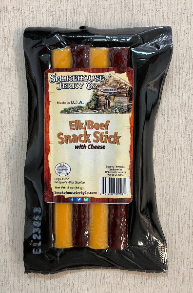 3.5oz Elk Beef Snack Stick w/ Cheese