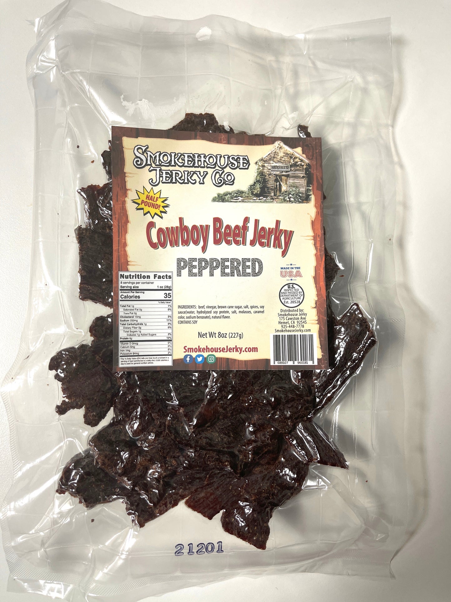 4oz Peppered Cowboy Beef Jerky