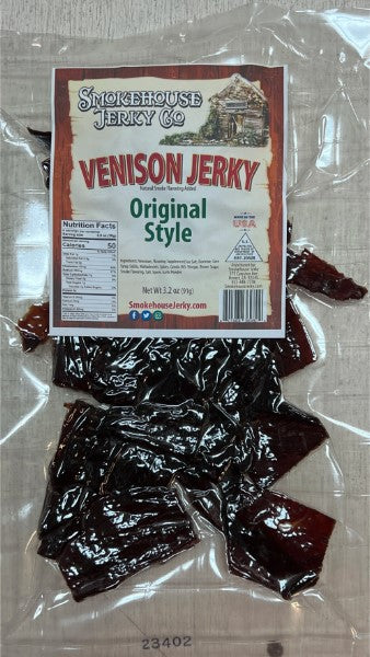 3.2oz Venison Jerky - Original Style