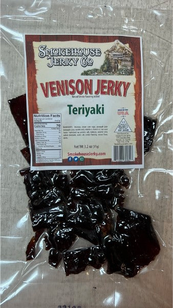 3.2oz Venison Jerky - Teriyaki